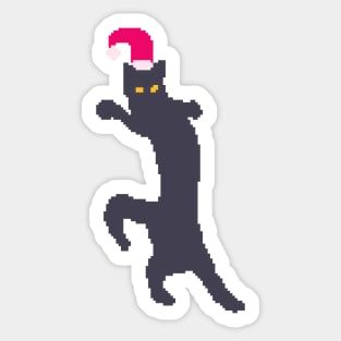 Funny Cat Meme Pixel art Sticker